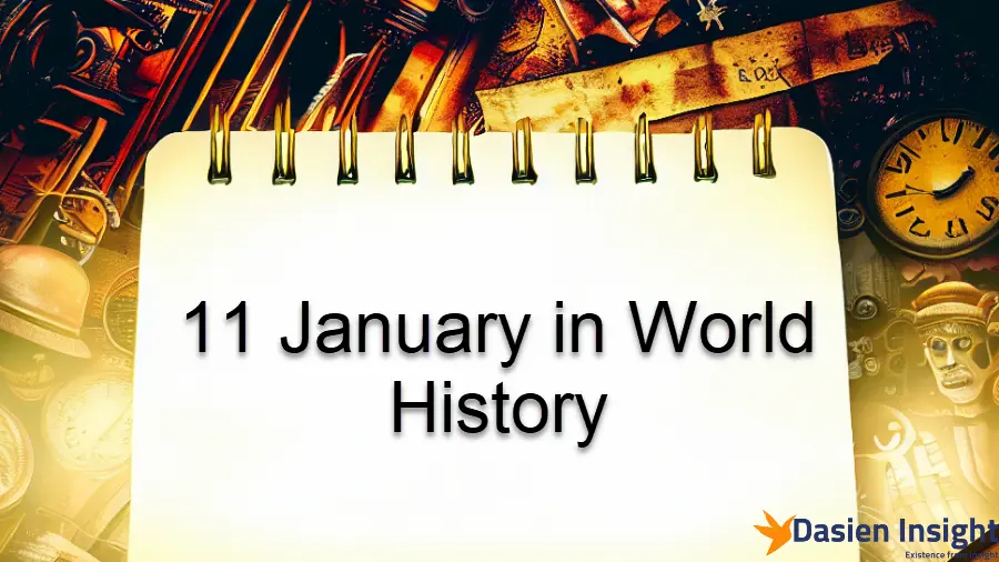 11 January in World History