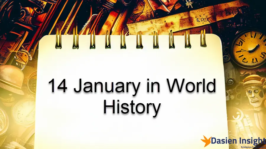 14 January in World History